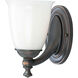 Juno 1 Light 6 inch Venetian Bronze Bath Vanity Wall Light, Delta
