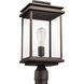 Chancellor 1 Light 16.75 inch Antique Bronze Outdoor Post Lantern