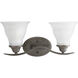 Nerissa 2 Light 17.25 inch Antique Bronze Bath Vanity Wall Light