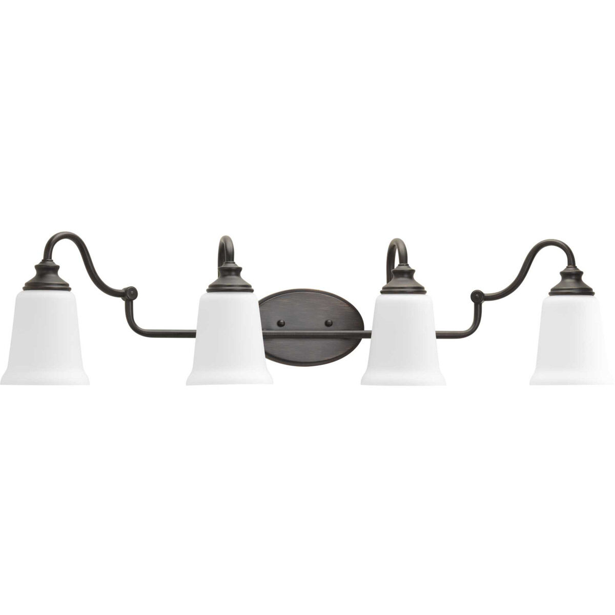Oxford 4 Light 34 inch Venetian Bronze Bath Vanity Wall Light, Design Series