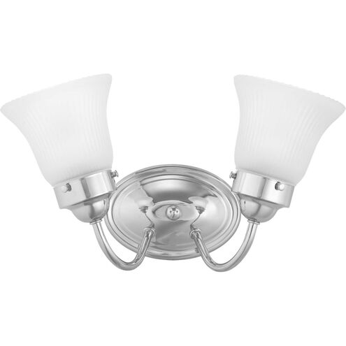 Clarence 2 Light 11.75 inch Polished Chrome Bath Vanity Wall Light