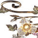 Ballard LED 36 inch Bronzed Rust with Multicolor Semi Flush Mount Ceiling Light