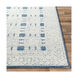Ellen 90 X 60 inch Dark Blue Rug, Rectangle