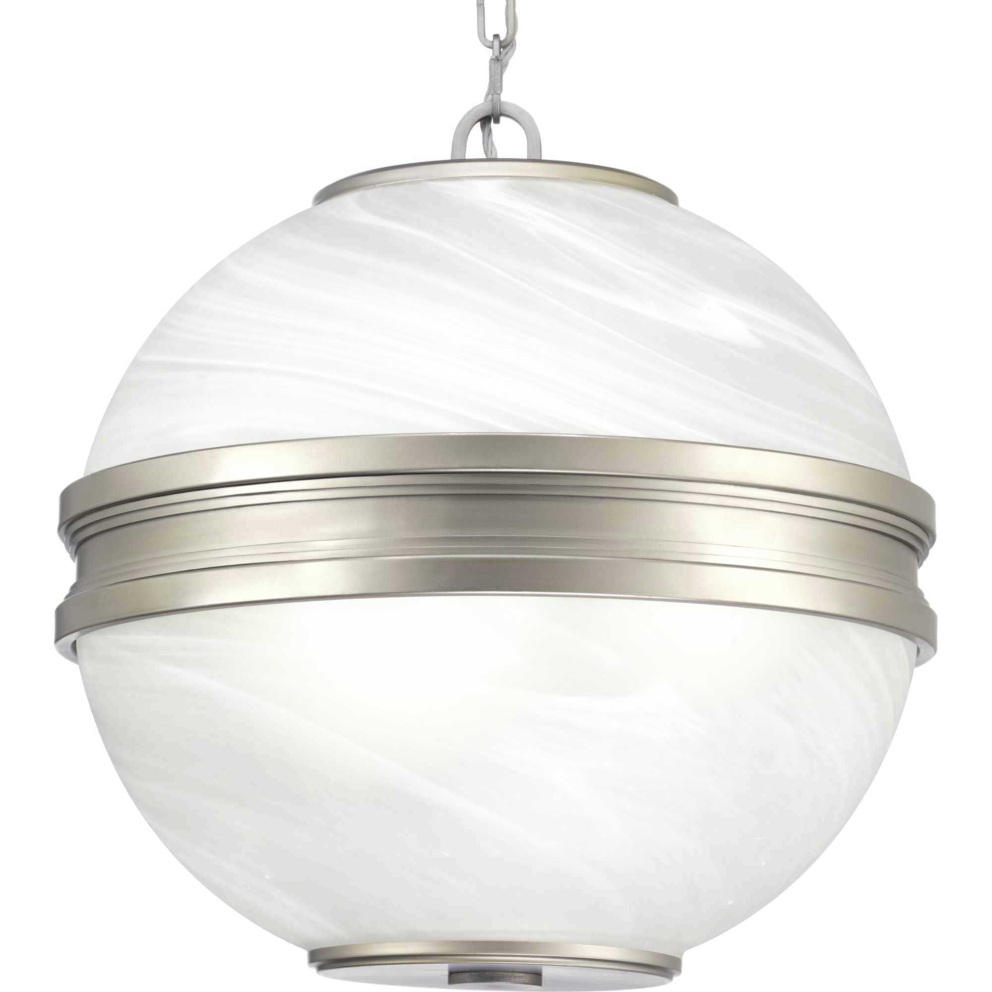 Seleucus 3 Light 18.5 inch Antique Nickel Pendant Ceiling Light, Design Series