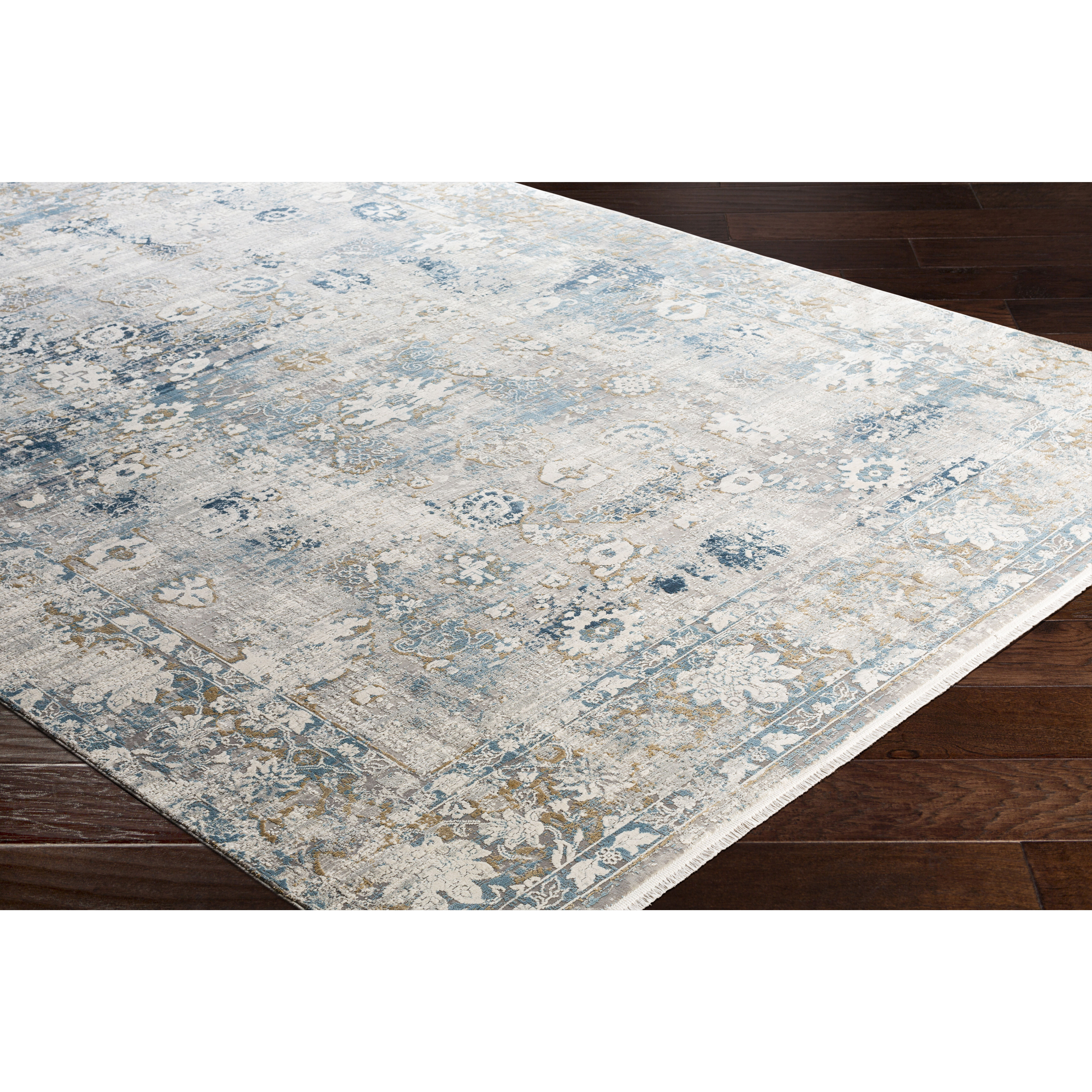 Comfort 134 X 90 inch Sky Blue Rug, Rectangle
