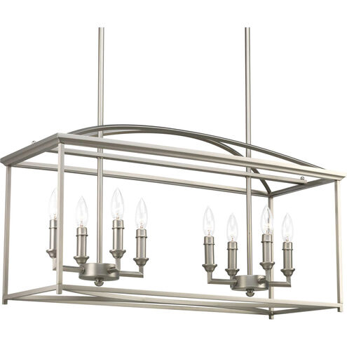 Fiona 8 Light 12 inch Burnished Silver Chandelier Ceiling Light