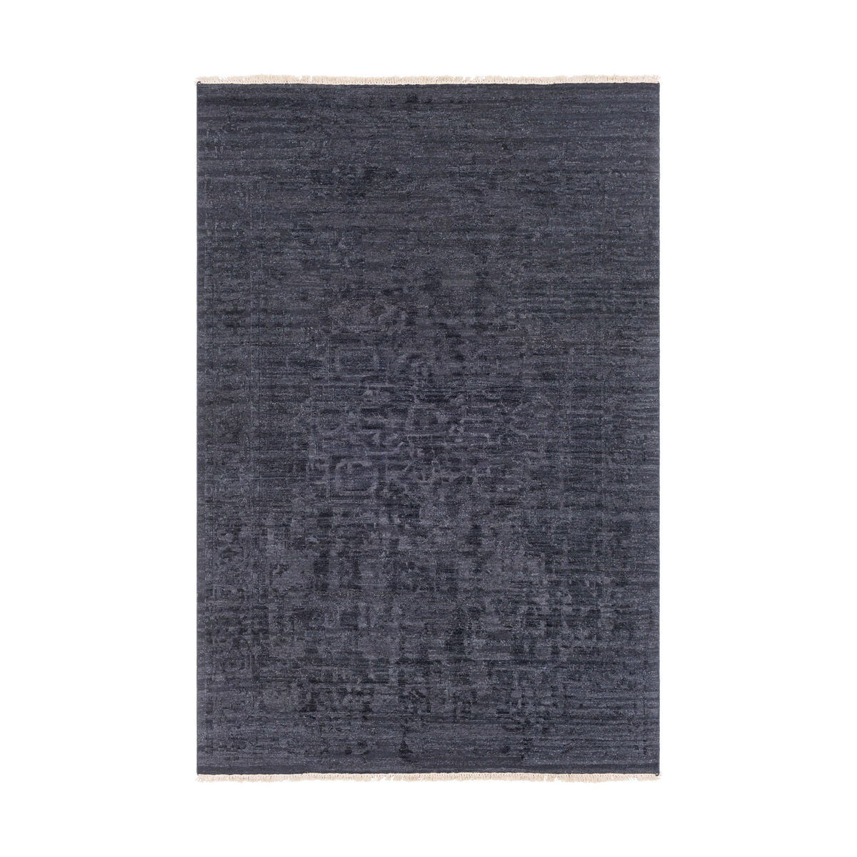 Duke 36 X 24 inch Black Rugs, Wool