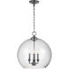 Konstance 3 Light 16 inch Chrome Pendant Ceiling Light