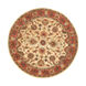 Edda 117 inch Tan Rug, Round