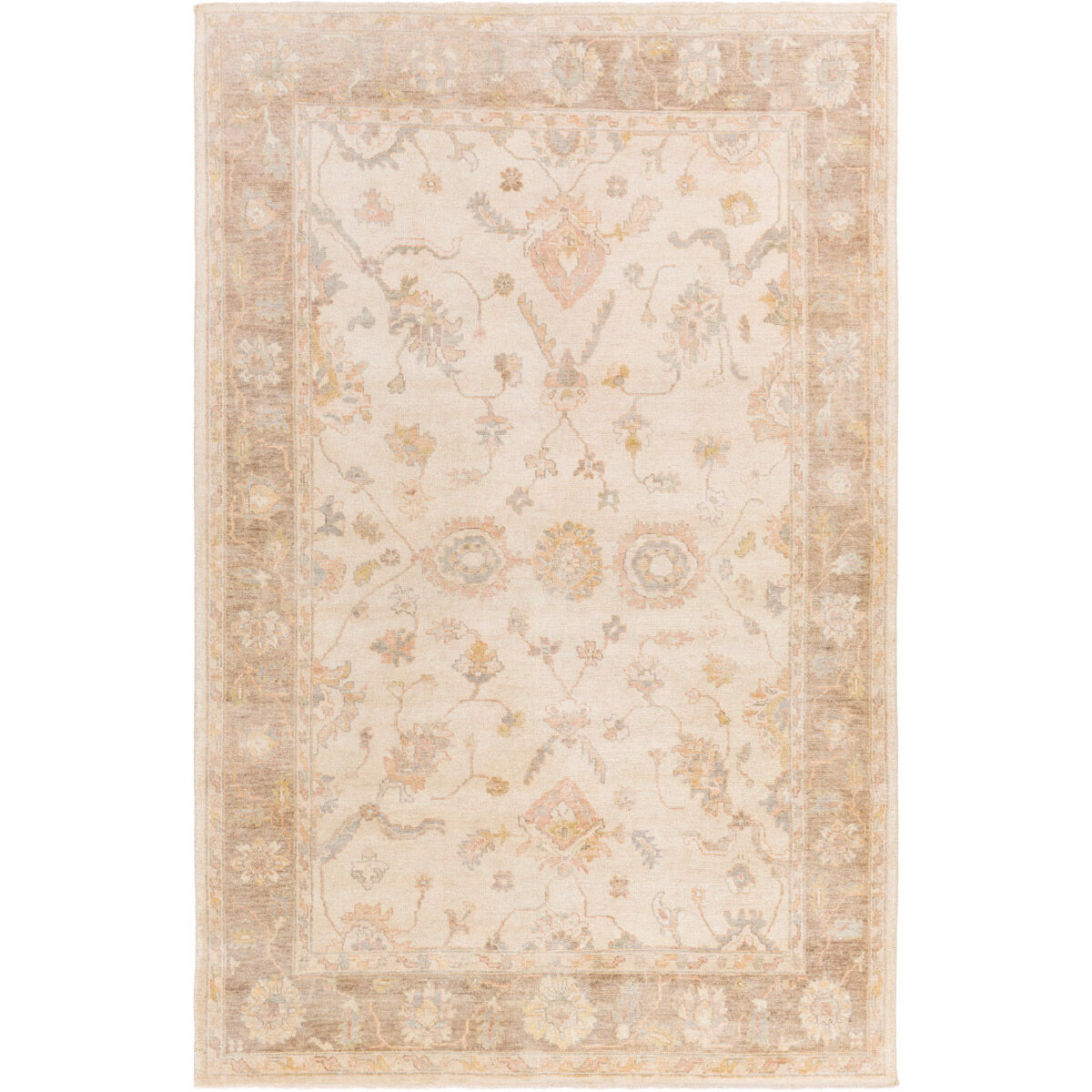 Quinella 156 X 108 inch Ivory/Taupe/Butter/Blush/Light Gray Rugs, Wool