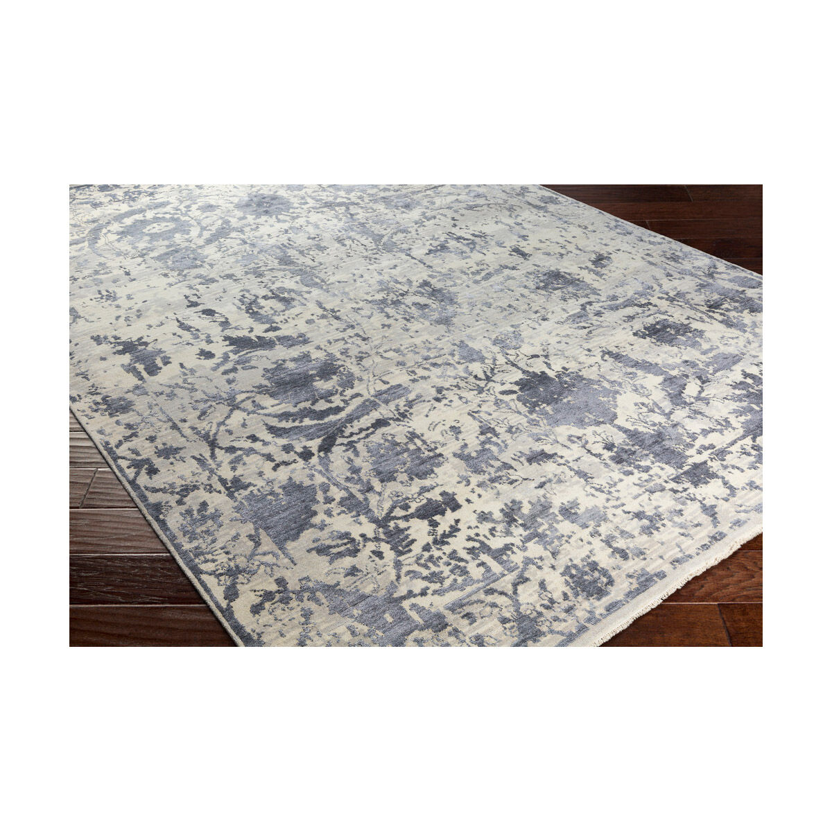 Mather 120 X 96 inch Light Gray Indoor Area Rug, Rectangle