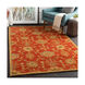 Edda 120 X 96 inch Camel/Tan/Olive Rugs, Wool