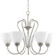 Tavita 5 Light 26 inch Brushed Nickel Chandelier Ceiling Light