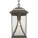 Luce 1 Light 8.25 inch Antique Bronze Outdoor Hanging Lantern