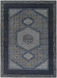 Loren 132 X 96 inch Blue Rug, Rectangle