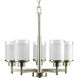 Lyndon 5 Light 20 inch Brushed Nickel Chandelier Ceiling Light