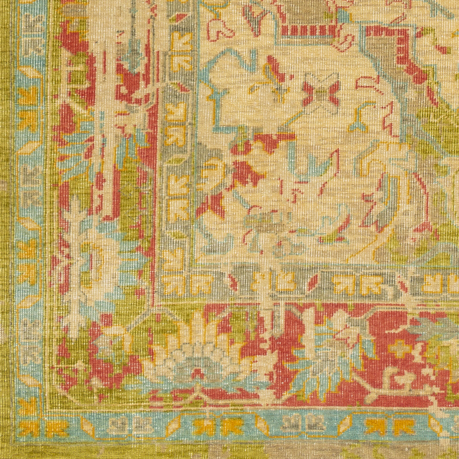 Garnet 108 X 72 inch Olive Rug, Rectangle