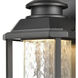 Latonia LED 10 inch Matte Black Outdoor Wall Sconce