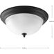 Adelmo 3 Light 15.25 inch Forged Black Flush Mount Ceiling Light