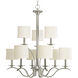 Mark 9 Light 29 inch Brushed Nickel Chandelier Ceiling Light