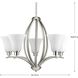 Mackinley 5 Light 24.13 inch Brushed Nickel Chandelier Ceiling Light
