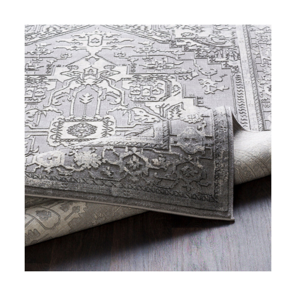 Dido 35 X 24 inch Taupe/Medium Gray/Ivory/Charcoal Rugs, Rectangle