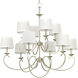Brenda 10 Light 38 inch Silver Ridge Chandelier Ceiling Light, Design Series