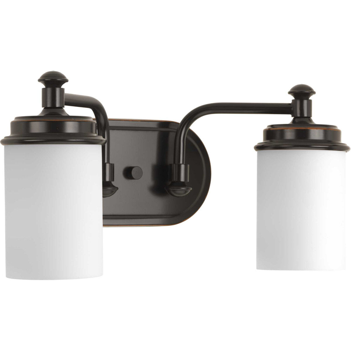 Folsham 2 Light 16 inch Rubbed Bronze Bath Vanity Wall Light, Design Series