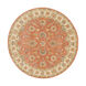 Edda 117 inch Brick Red Rug, Round