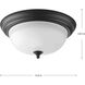 Adelmo 2 Light 13.25 inch Forged Black Flush Mount Ceiling Light