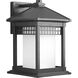 Hedwig 1 Light 16 inch Textured Black Outdoor Wall Lantern