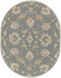 Edda 120 X 96 inch Medium Gray Rug, Oval