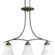 Nerissa 3 Light 6.5 inch Antique Bronze Chandelier Ceiling Light