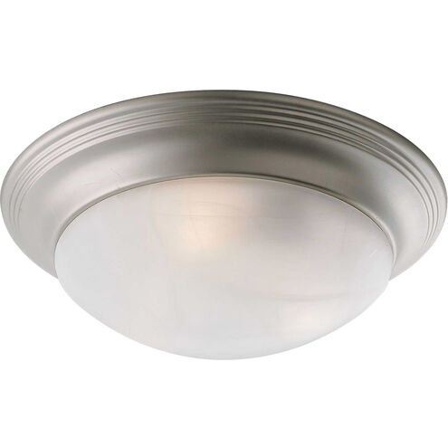 Lincoln 3 Light 16.63 inch Brushed Nickel Flush Mount Ceiling Light