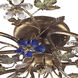 Ballard LED 36 inch Bronzed Rust with Multicolor Semi Flush Mount Ceiling Light