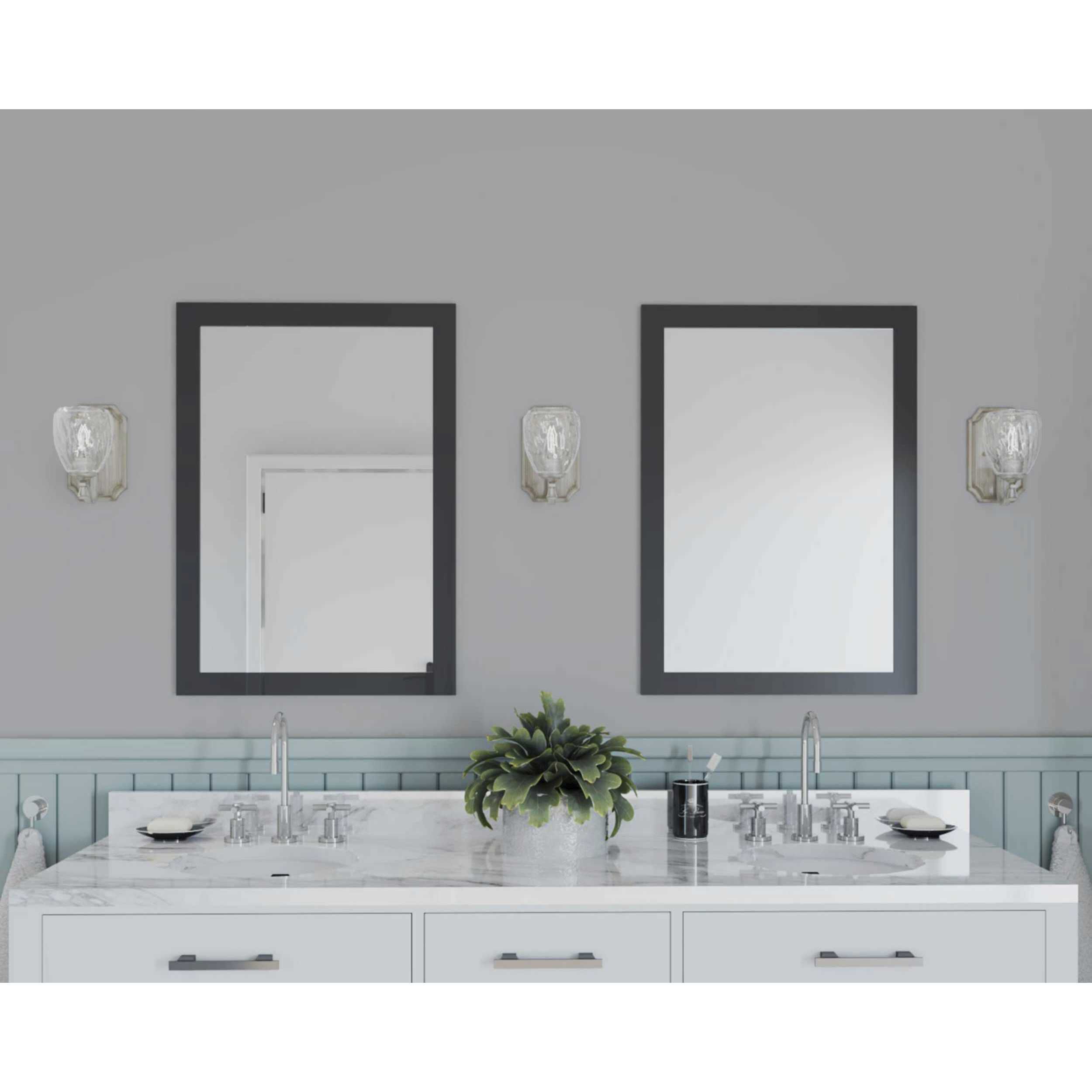 Kenley 1 Light 5 inch Silver Ridge Bath Vanity Wall Light