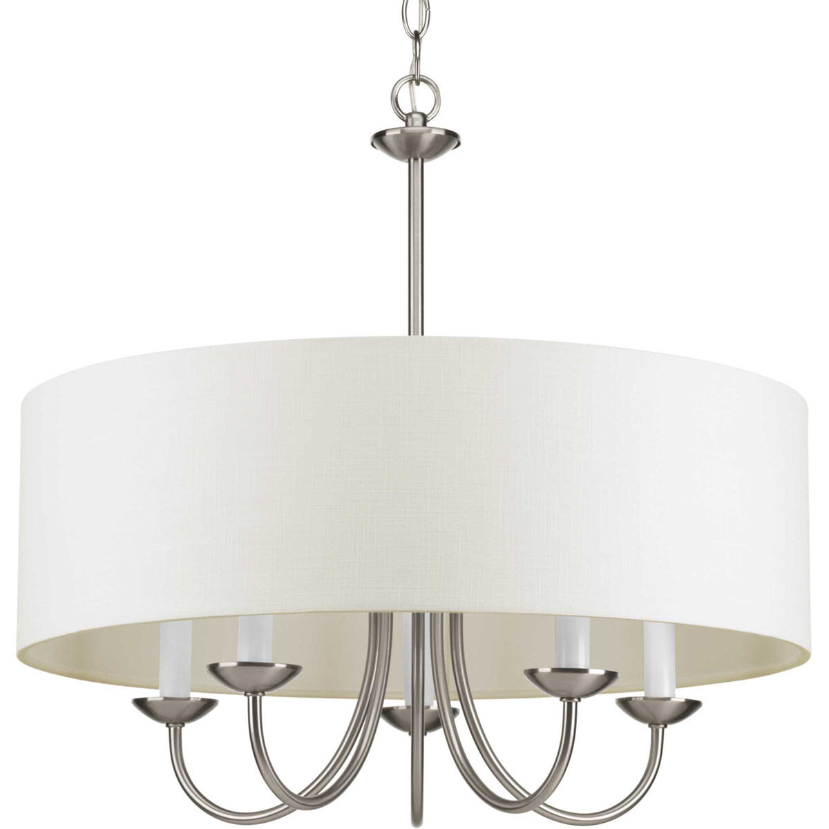 Victor 5 Light 21.63 inch Brushed Nickel Chandelier Ceiling Light
