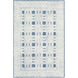 Ellen 90 X 60 inch Dark Blue Rug, Rectangle