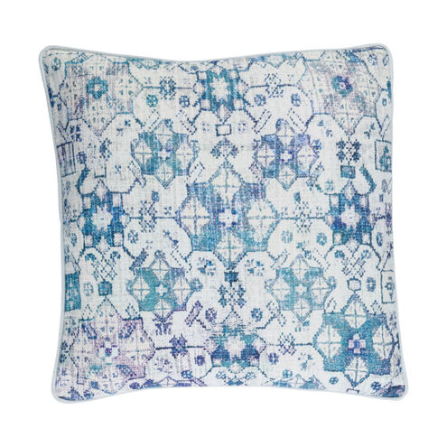 Wylie 20 X 20 inch Pale Blue and Teal Throw Pillow