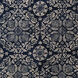 Hendrick 132 X 96 inch Dark Blue Rug, Rectangle