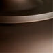 Booker 3 Light 20 inch Burnished Bronze Pendant Ceiling Light, Convertible Dual Mount