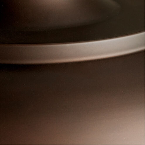 Booker 3 Light 20 inch Burnished Bronze Pendant Ceiling Light, Convertible Dual Mount