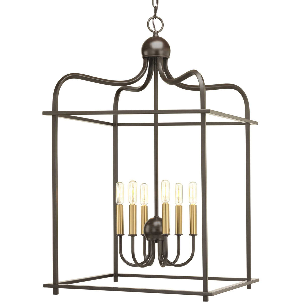 Stokley 6 Light 20 inch Antique Bronze Pendant Ceiling Light, Design Series