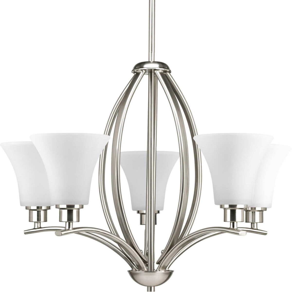 Mackinley 5 Light 24.13 inch Brushed Nickel Chandelier Ceiling Light