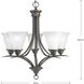 Nerissa 5 Light 23 inch Antique Bronze Chandelier Ceiling Light