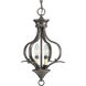 Nerissa 2 Light 12 inch Antique Bronze Foyer Pendant Ceiling Light