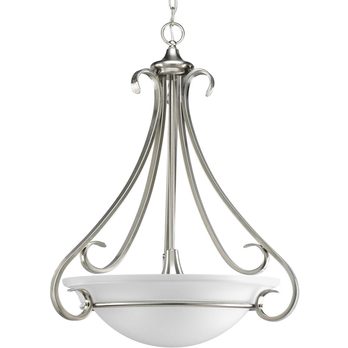 Slade 3 Light 22 inch Brushed Nickel Foyer Pendant Ceiling Light