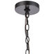 Layton 1 Light 9 inch Matte Black Outdoor Pendant