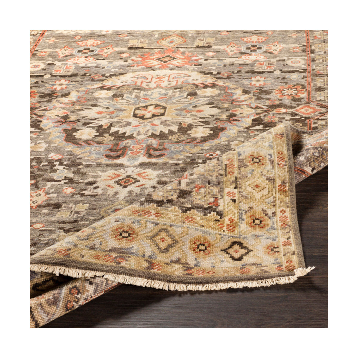 Nero 102 X 66 inch Dusty Sage Rug, Rectangle