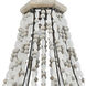 Zanobi 4 Light 18 inch Washed Gray with Malted Rust Chandelier Ceiling Light